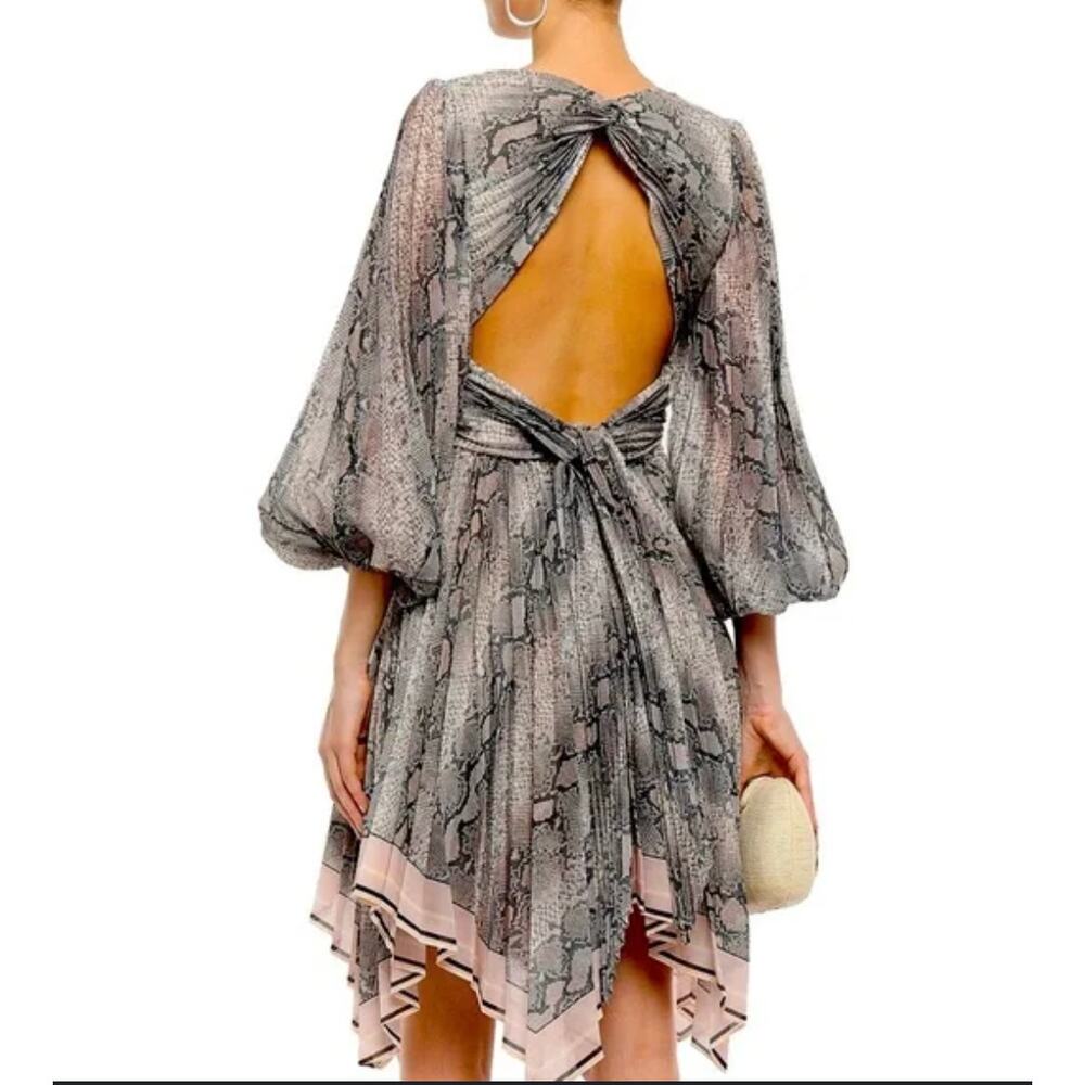 Zimmermann Altered Corsage Python Print Cut Out P… - image 2